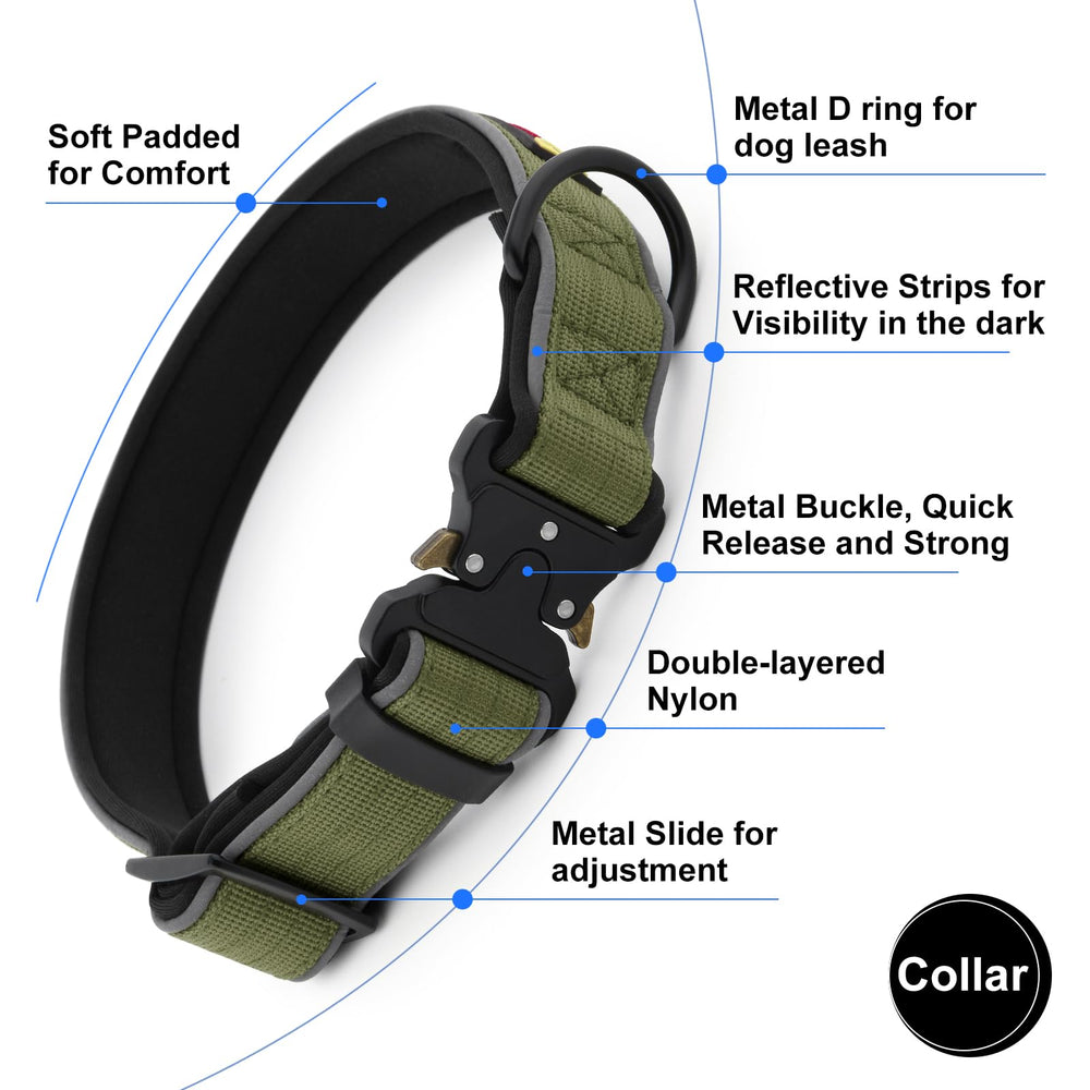 Plutus Pet collar features quick-release buckle and adjustable strap for secure fit