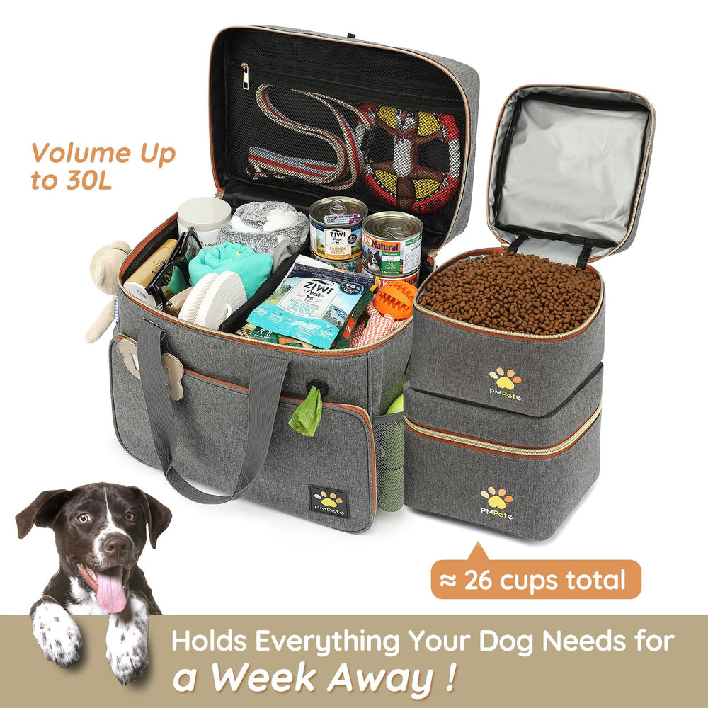 Pmpete dog tag helps prevent misplacing your pet during travel.