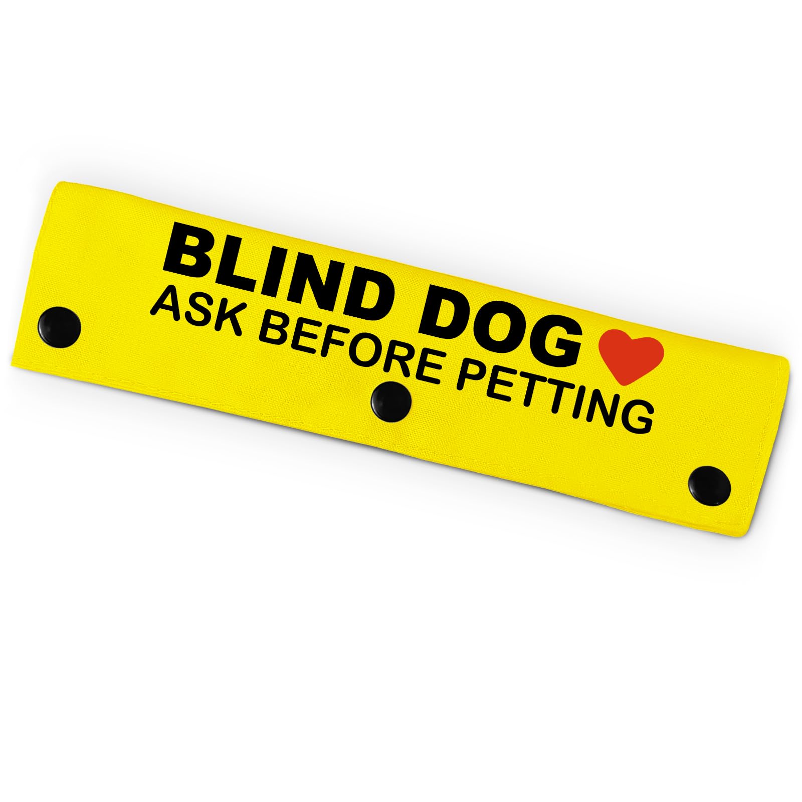 PNTKION blind dog leash wrap signals boundaries for respectful petting during walks