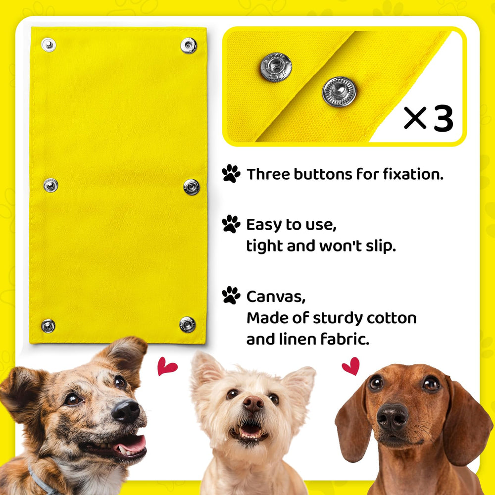 PNTKION yellow leash wrap supports safer walking and training sessions