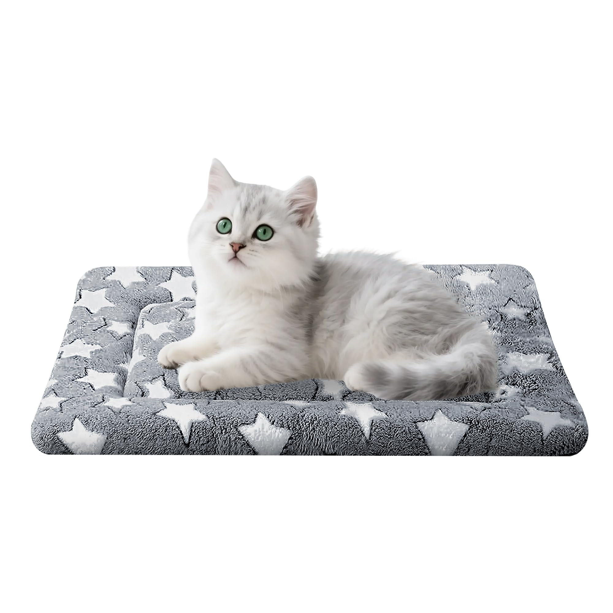 Pobopobo dog bed mat crate gray washable cover simplifies maintenance