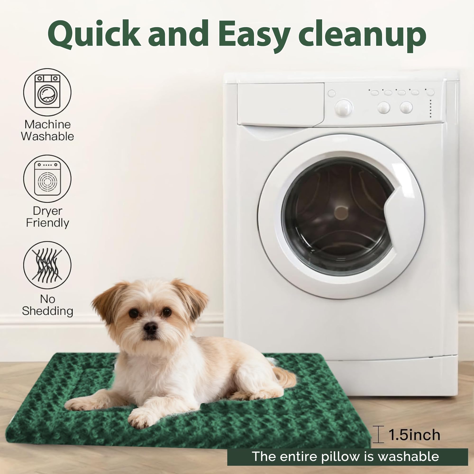 Pobopobo durable kennel pad withstands daily wear