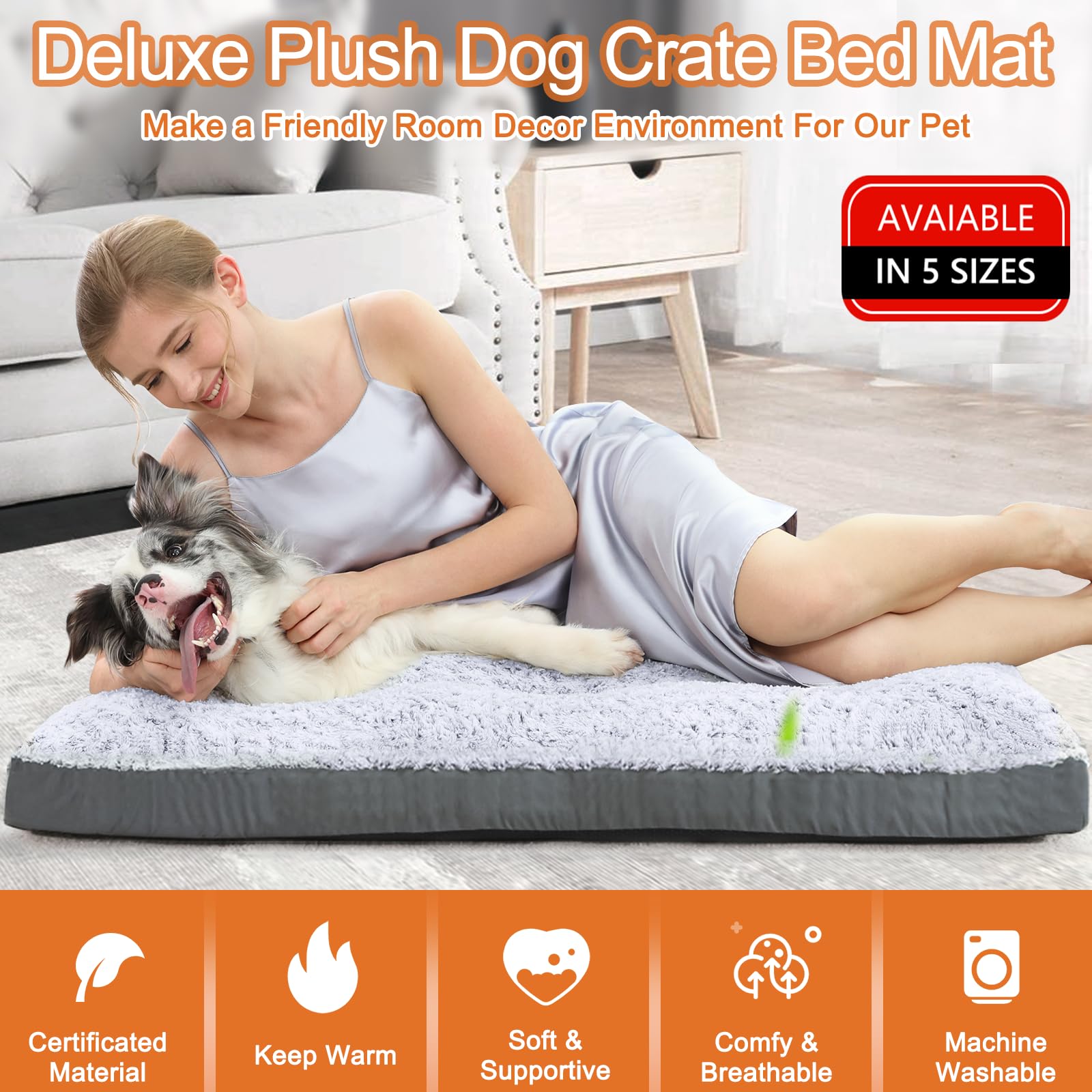 POCBLUE bed interior showing plush down-alternative filling for support