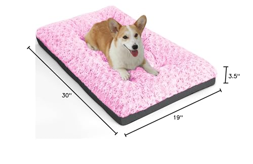 POCBLUE pink medium 29x19 bed fits dogs up to 40 pounds
