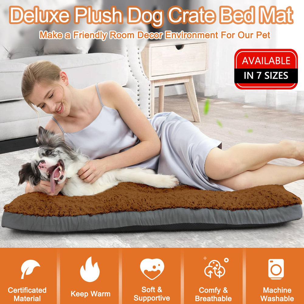 POCBLUE XL dog bed down-alternative fill provides supportive sleep without overheating.