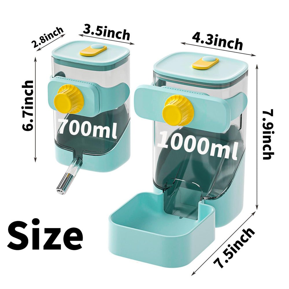PODOO food-feeder-34oz image highlights large capacity for extended feeding without frequent refills.