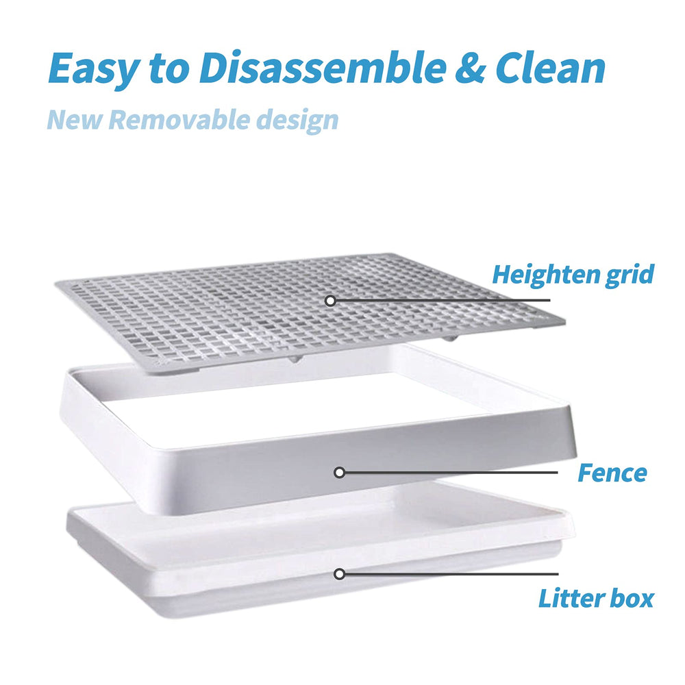 PODOO Odor-Resistant Plastic — helps keep the cage area smelling fresher between cleanings