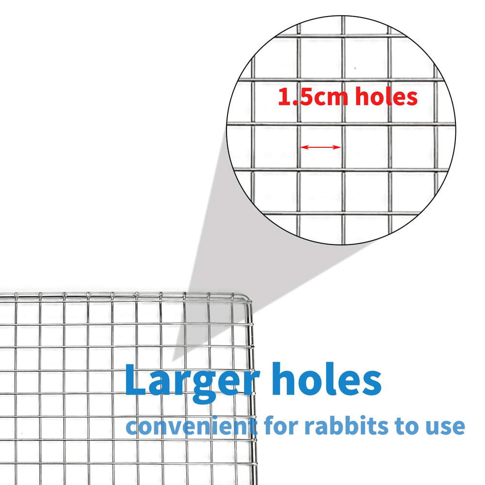 PODOO Rabbit Litter Box low-entry promotes easy entry and exit for small pets