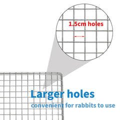 PODOO Rabbit Litter Box low-entry promotes easy entry and exit for small pets