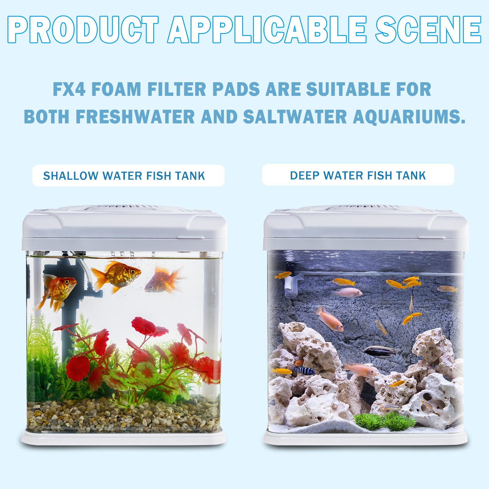 Podoy foam filter pad used in freshwater and marine tanks