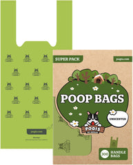 Pogi's 300 unscented bags with box-dispensing for easy, mess-free walks.
