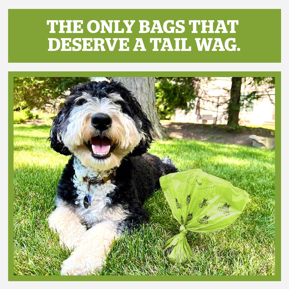 Pogi's Dog Poop Bags opening side demonstrated for smooth detachment