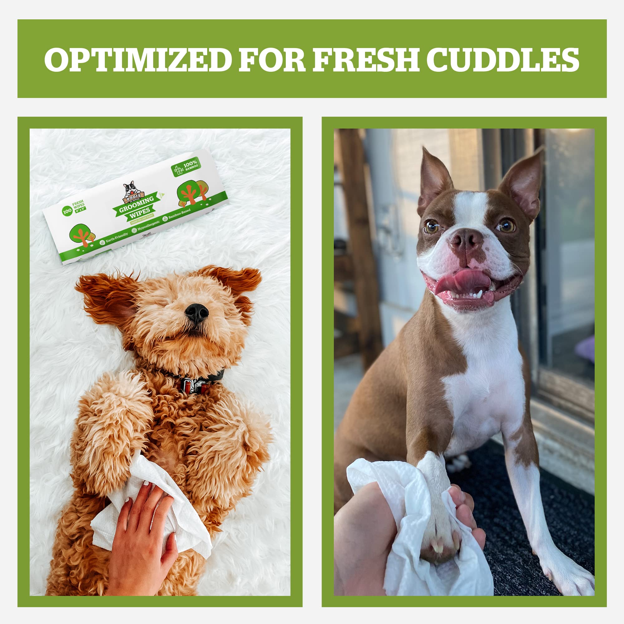 Pogi’s Toallitas para Perro Bolsas Reutilizables: almacenamiento práctico y transporte.