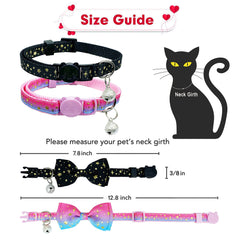 Pohshido cat bow tie removable detail for quick styling.