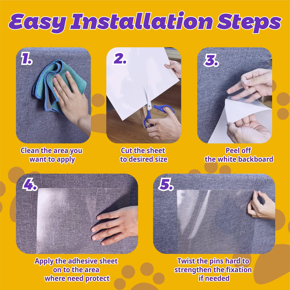 Polamg application step demonstrates easy sofa setup