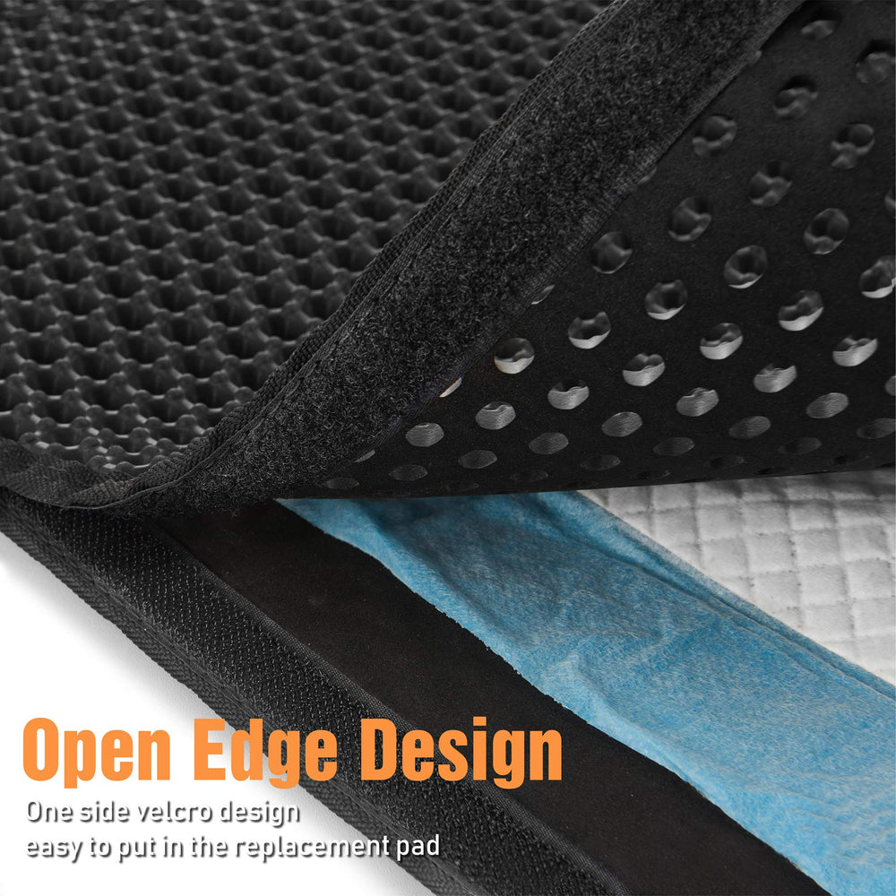 Polarduck mat side handles enable easy pickup and dumping