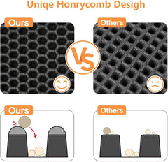 Polarduck cat litter mat lets you dump and recycle litter easily after sessions.