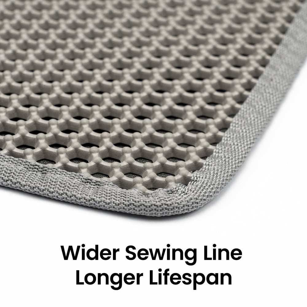 Polarduck Cat Litter Mat honeycomb litter-trap captures multiple litter types