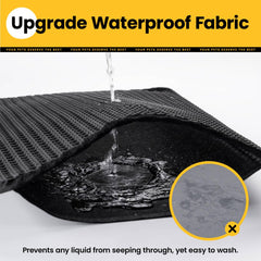 Polarduck Cat Litter Mat washable surface enables fast cleaning after messes.