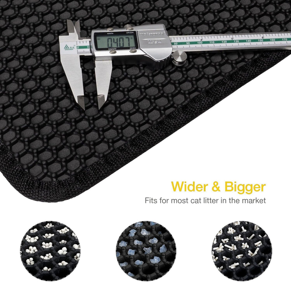 Polarduck cat litter mat is washable for quick deep cleaning and maintenance.