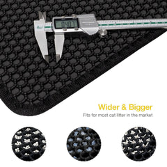 Polarduck cat litter mat is washable for quick deep cleaning and maintenance.