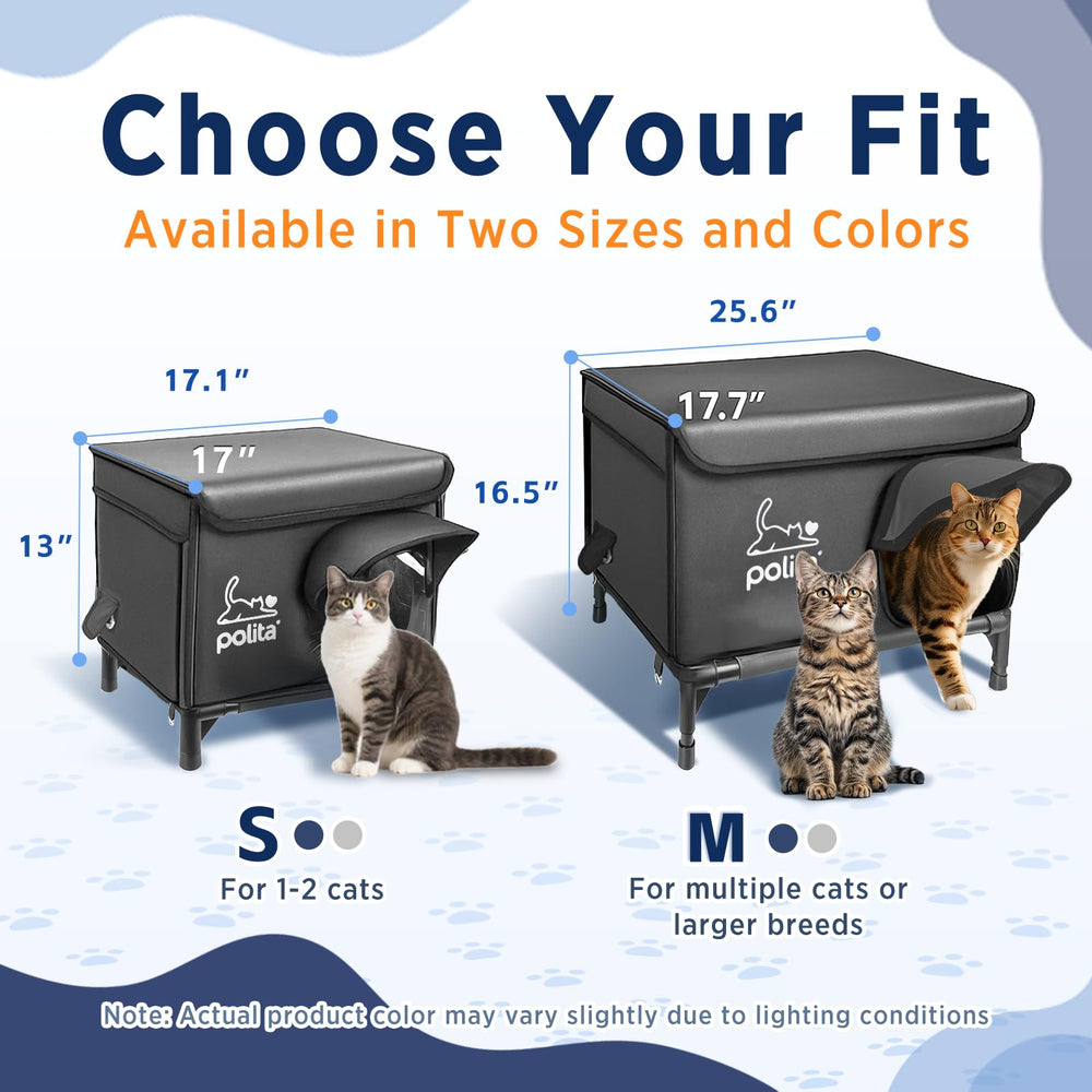 Polita cat house-roof-detach shows easy cleaning and maintenance access.