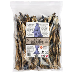 Polkadog Cod Skins Alaska raw ingredient image: single-ingredient protein from wild-caught cod.