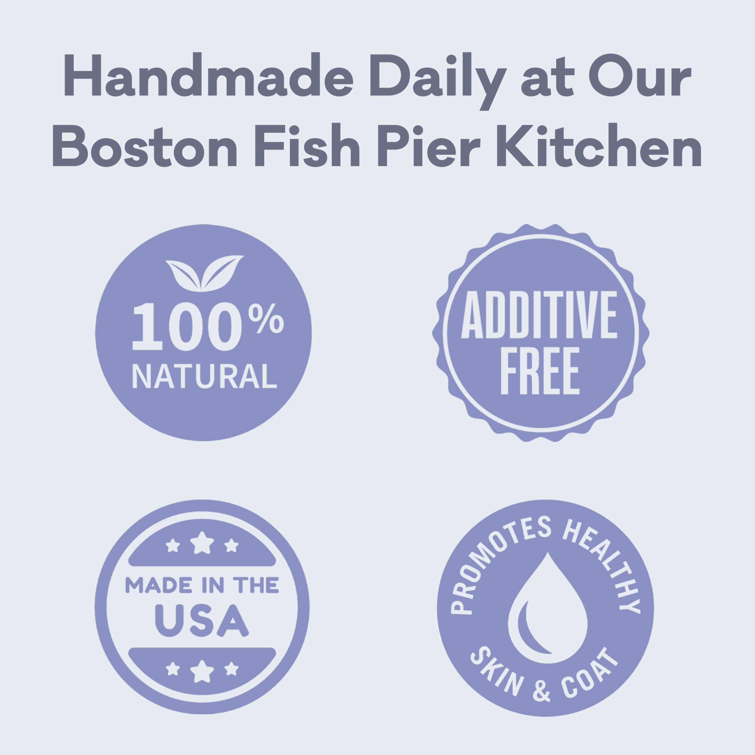 Polkadog Cod Skins Alaska wild-caught highlight natural protein for lean nutrition