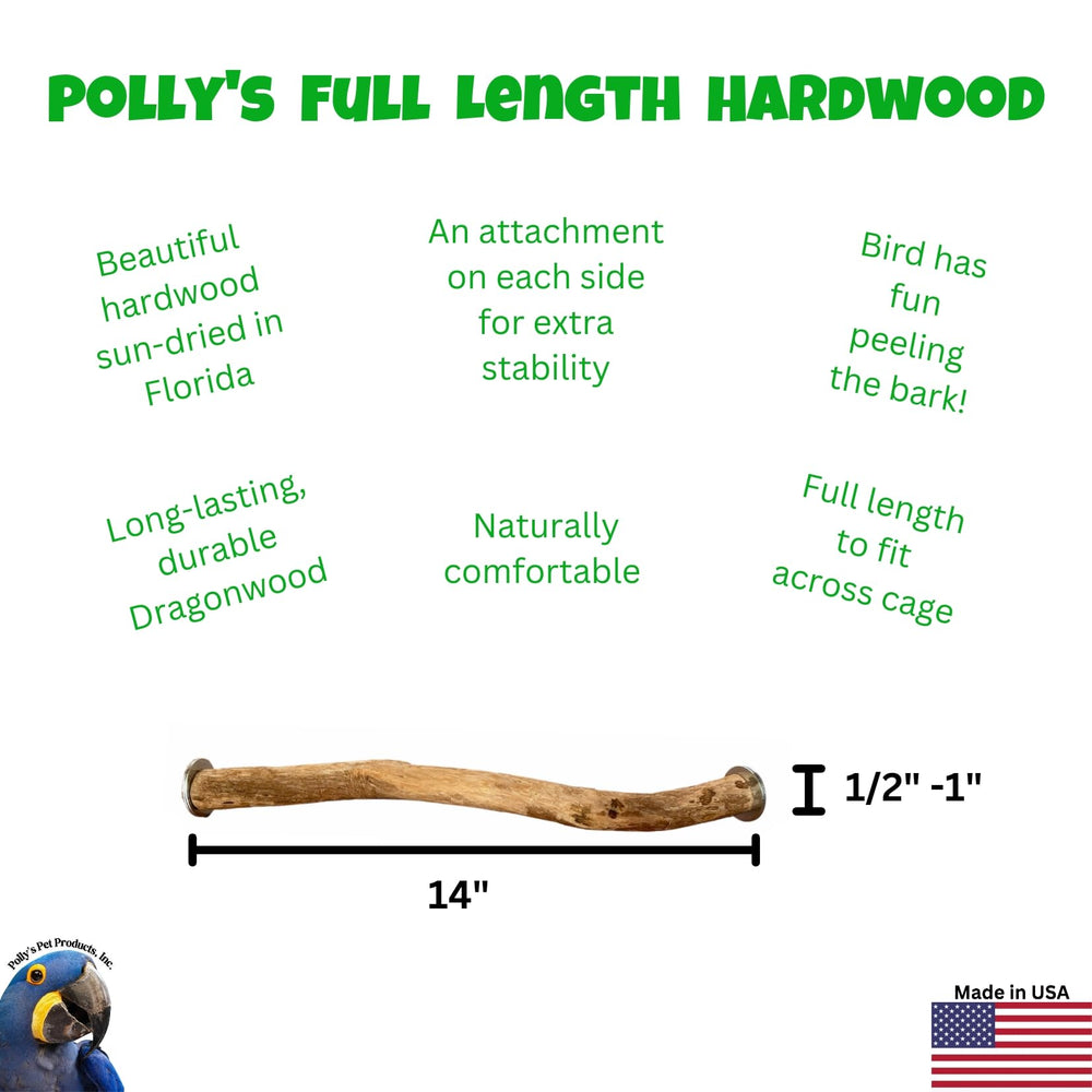 Polly's USA-made perch packaging — proudly crafted in Florida.