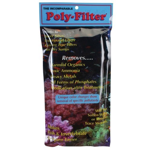 Poly Filter Poly-Bio-Marine pads laid flat remove organics for clearer freshwater and saltwater aquariums.