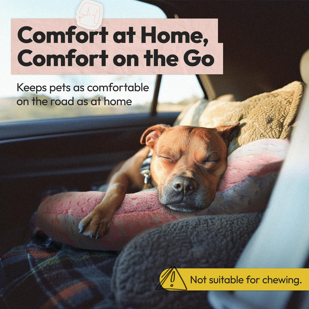 POMESEA Calming Dog Pillow large size — optimal sleeping posture.
