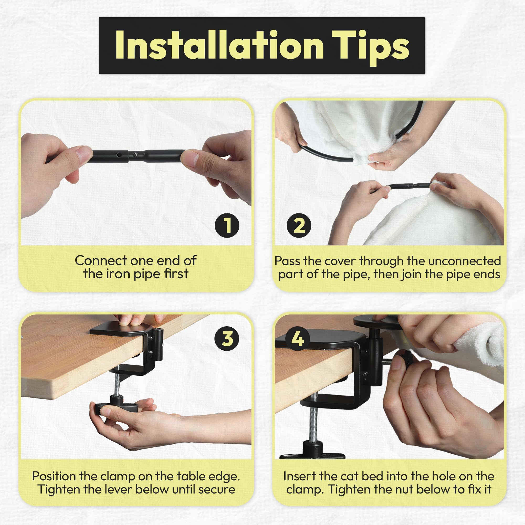 POMESEA tool-free install lets you set up quickly on most desks.