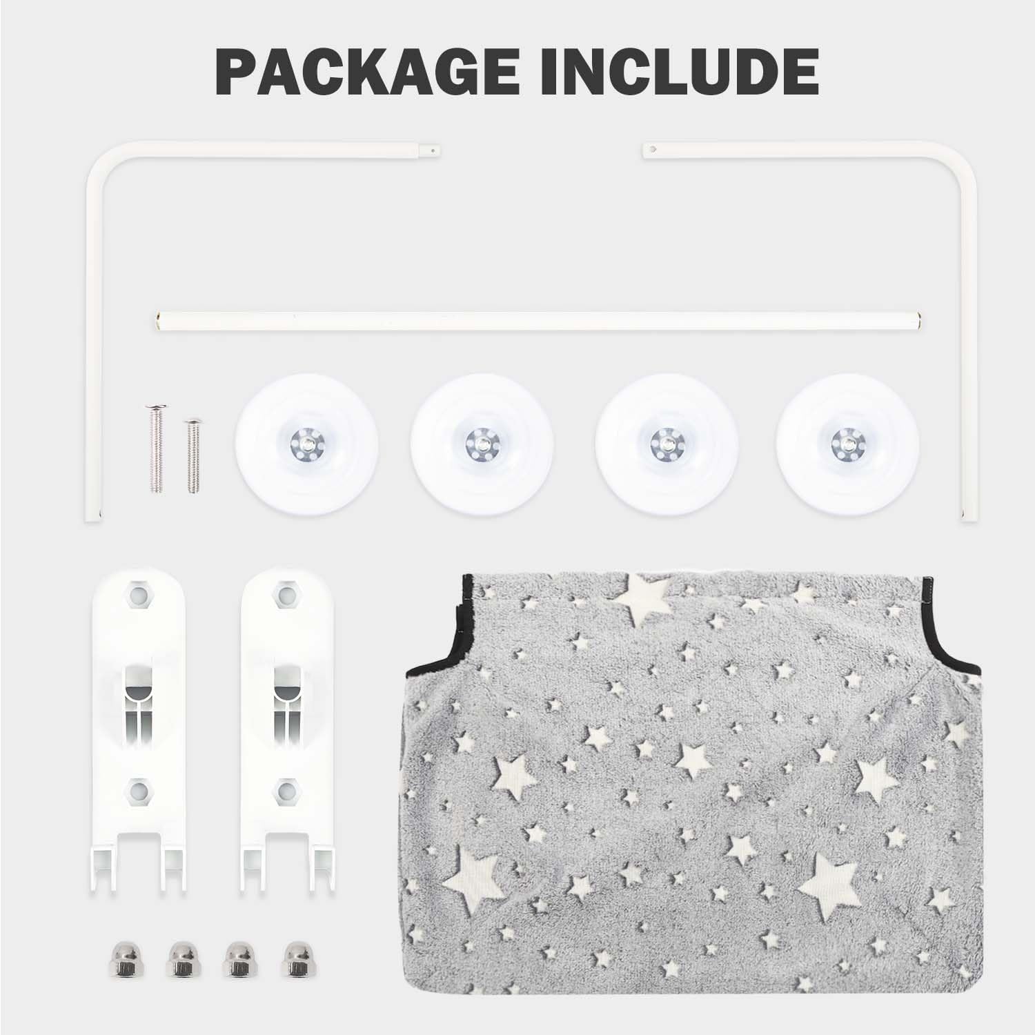 POMESEA compact folded storage keeps windowsills clear
