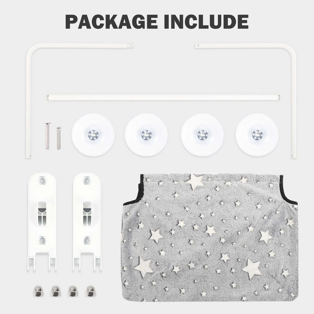 POMESEA compact folded storage keeps windowsills clear
