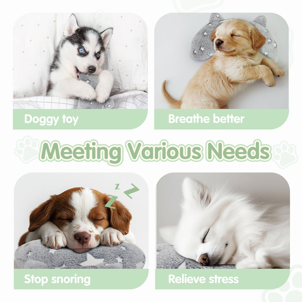 POMESEA joint-relief dog pillow supports neck and joints for aging pets.