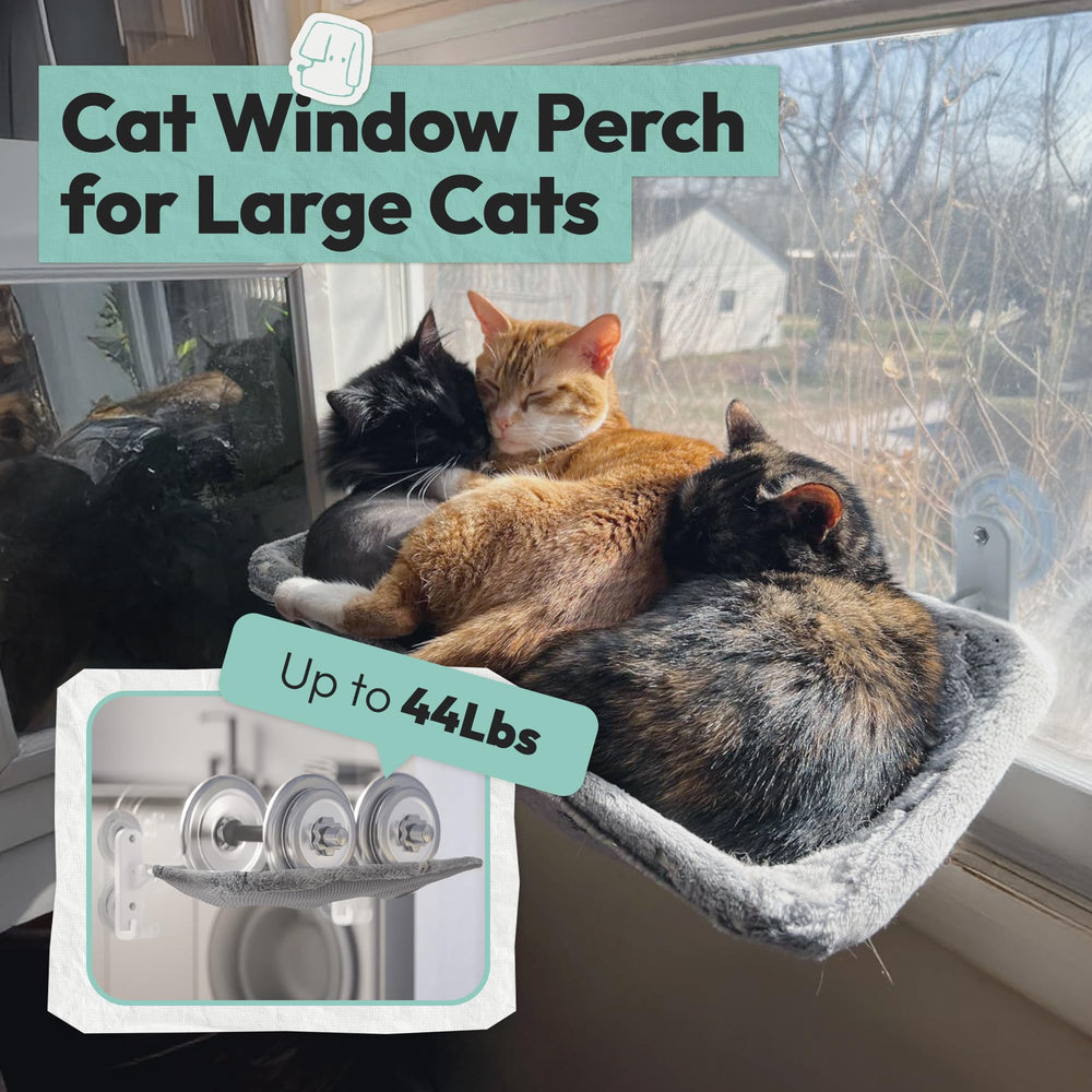 POMESEA large-cat window bed foldable design saves space in small apartments