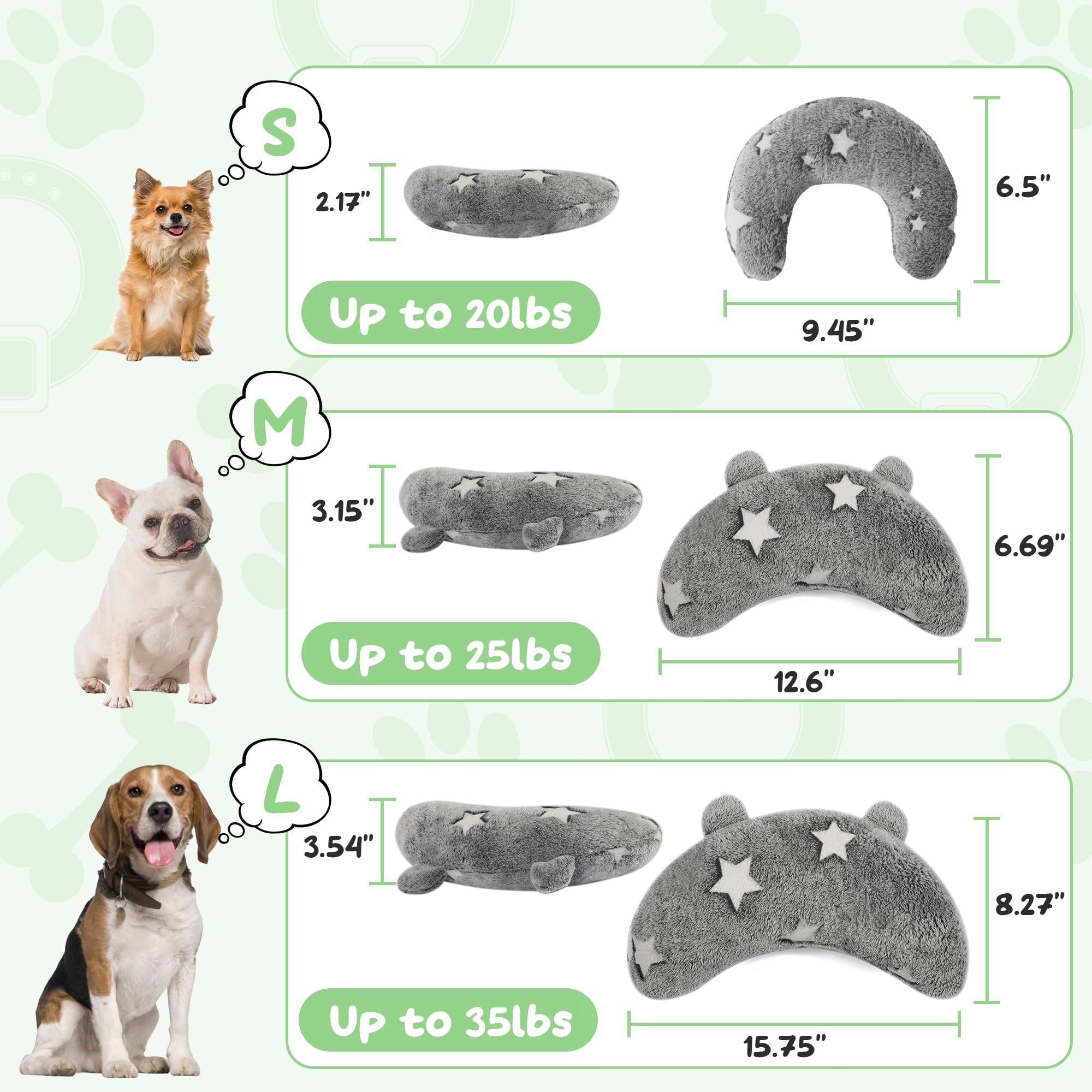 POMESEA Neck-joint-relief design supports aging pets' joints and neck comfort.