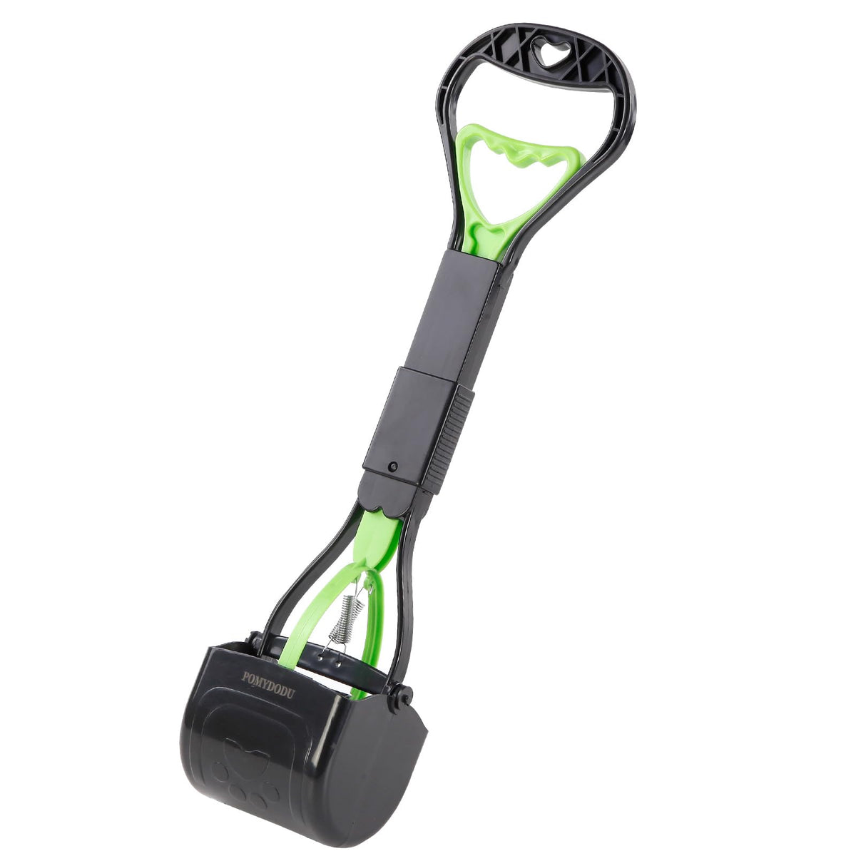 POMYDODU Pooper Scooper with one-handed grip for quick, mess-free yard cleanup