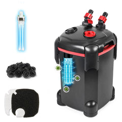 PONDFORSE external filter for aquarium setup improves water movement and clarity