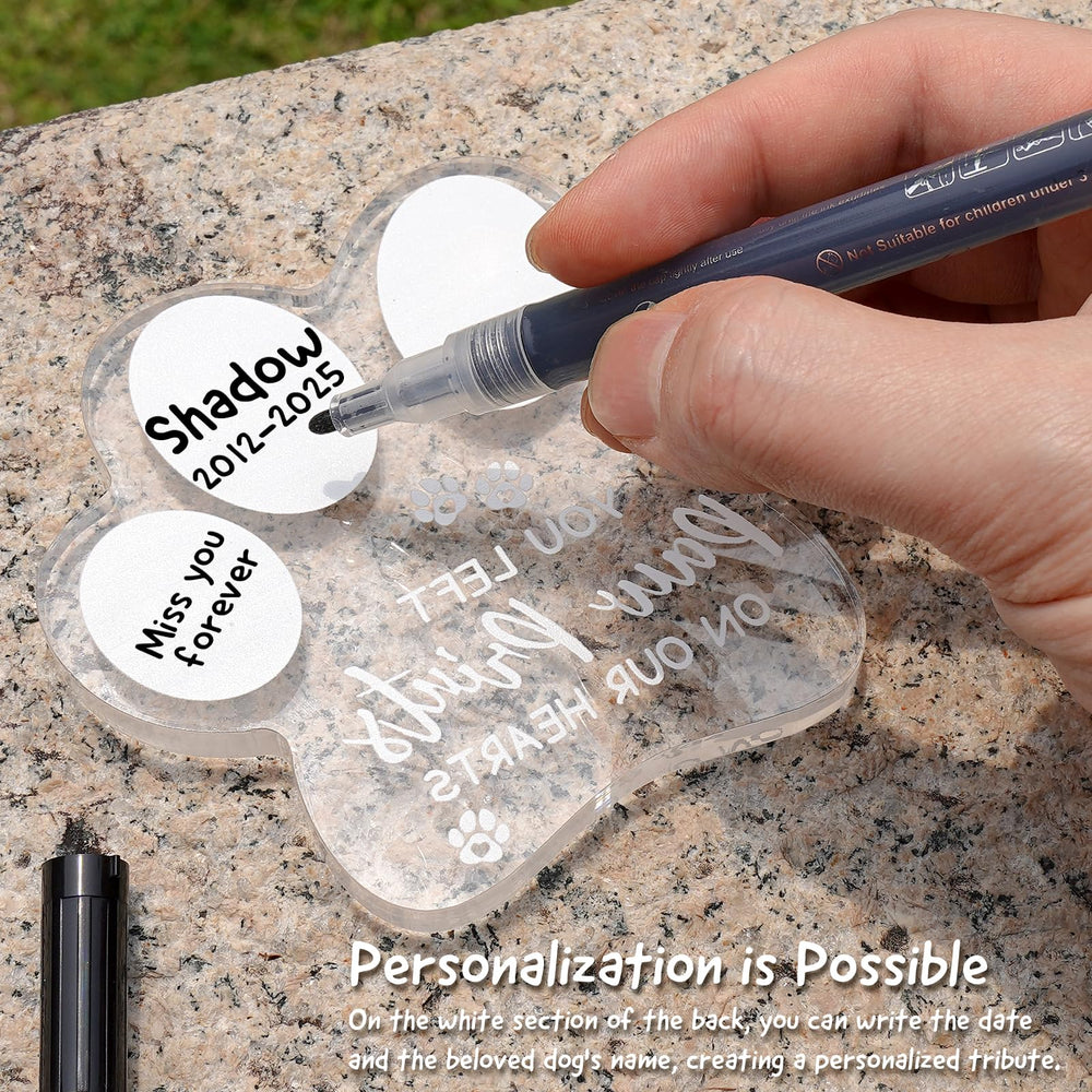 PongTay clear acrylic memorial display that catches light beautifully.