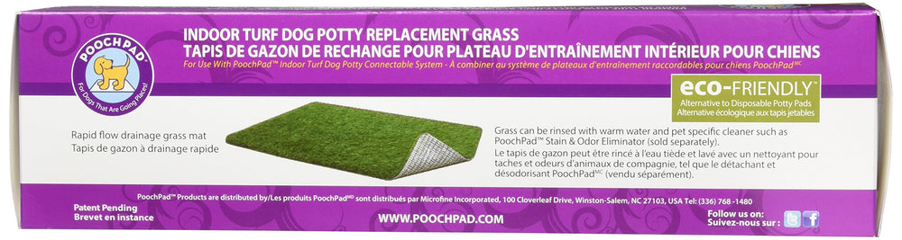 PoochPad soft grass turf 16x24 patch ideal for indoor outdoor potty areas.