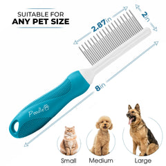 POODLIE Anti-slip handle provides controlled grooming without slips.