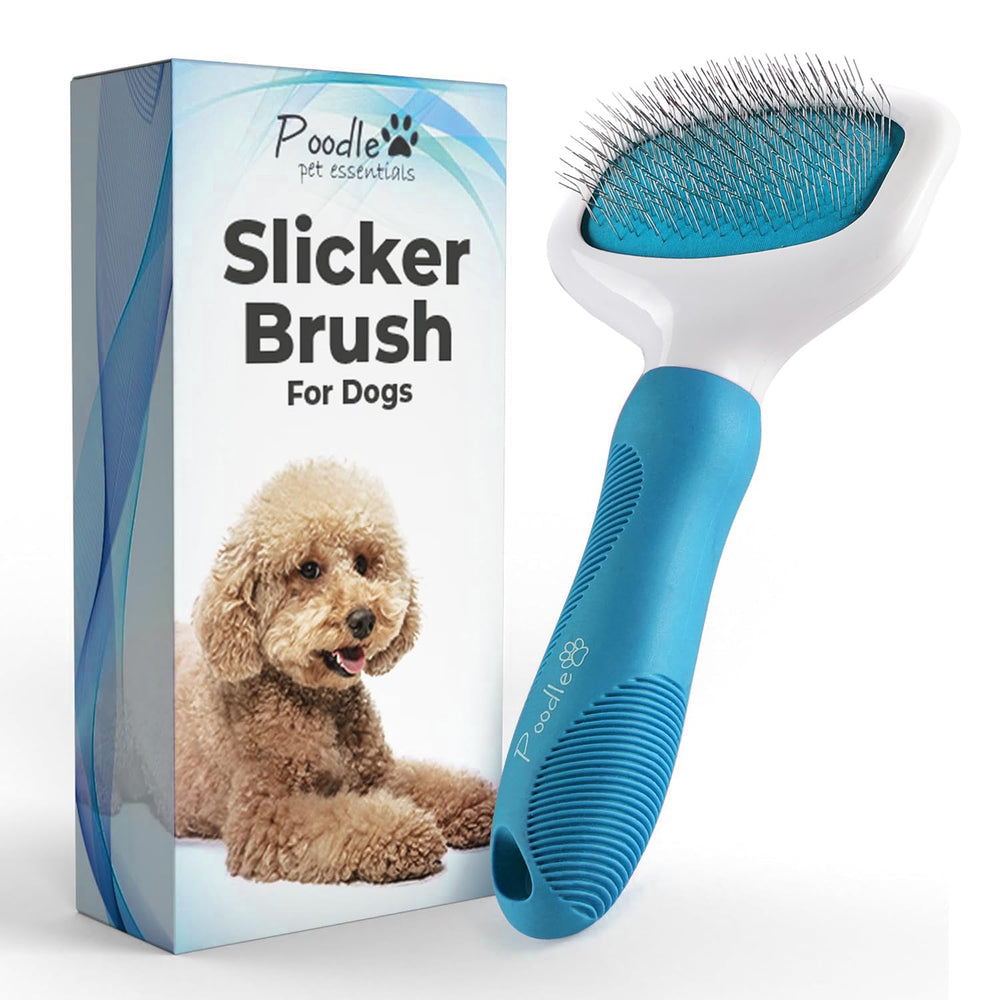 POODLIE cepillo slicker para perros y gatos, facilita el cepillado diario
