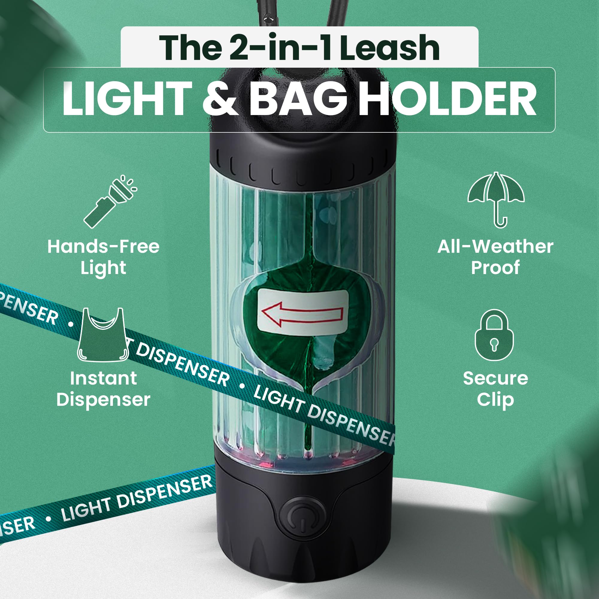 Poop Mate three-roll 45-bags setup emphasizes generous supply for longer outings.