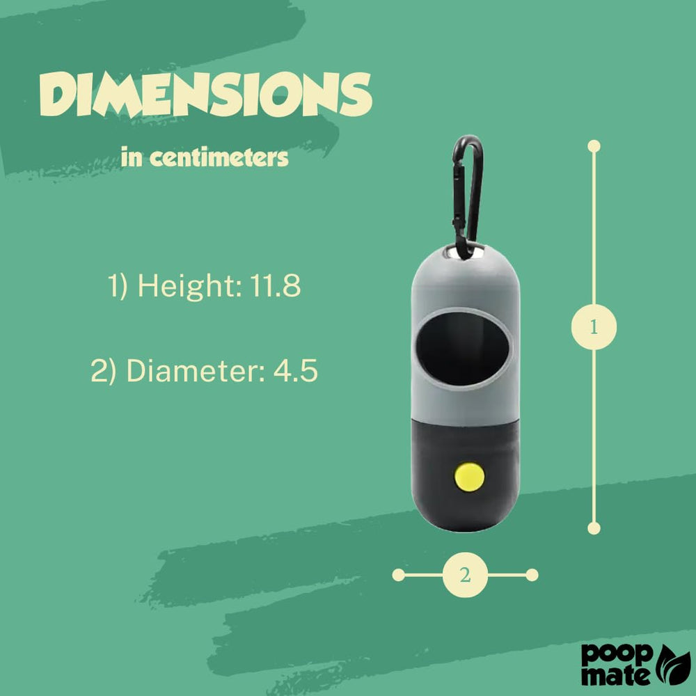 Poop Mate eco-friendly poop bags pack for responsible cleanup