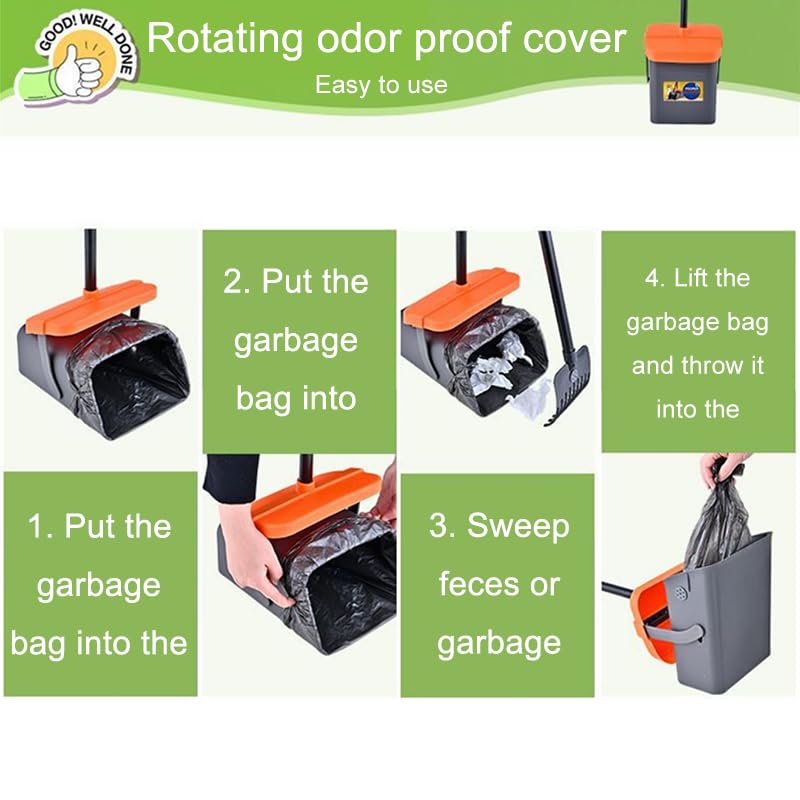 Pooper Scooper includes bags and gloves for immediate use