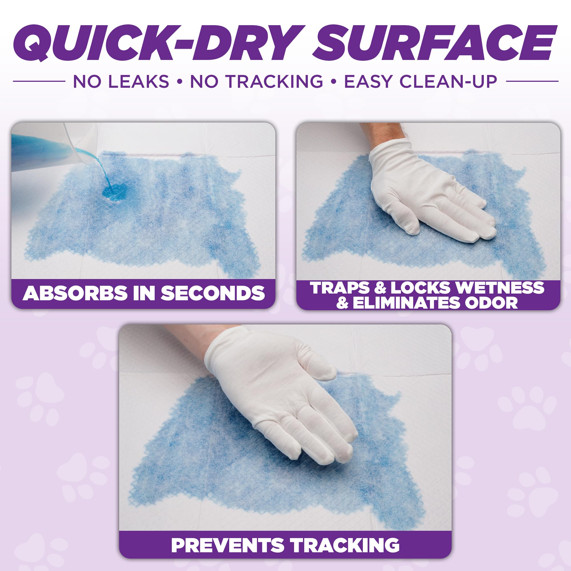 POOPH Potty Pads no-splash-no-spills reduce tracking around home.