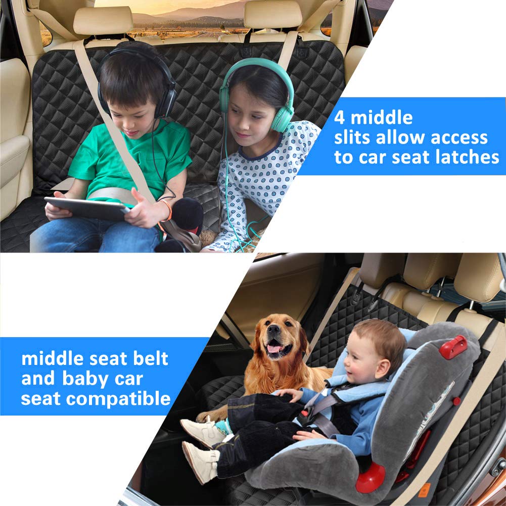 Popbark seat-anchors and adjustable-straps securely hold the cover in place.