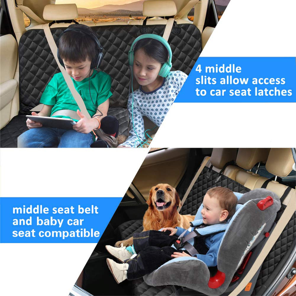 Popbark seat-anchors and adjustable-straps securely hold the cover in place.