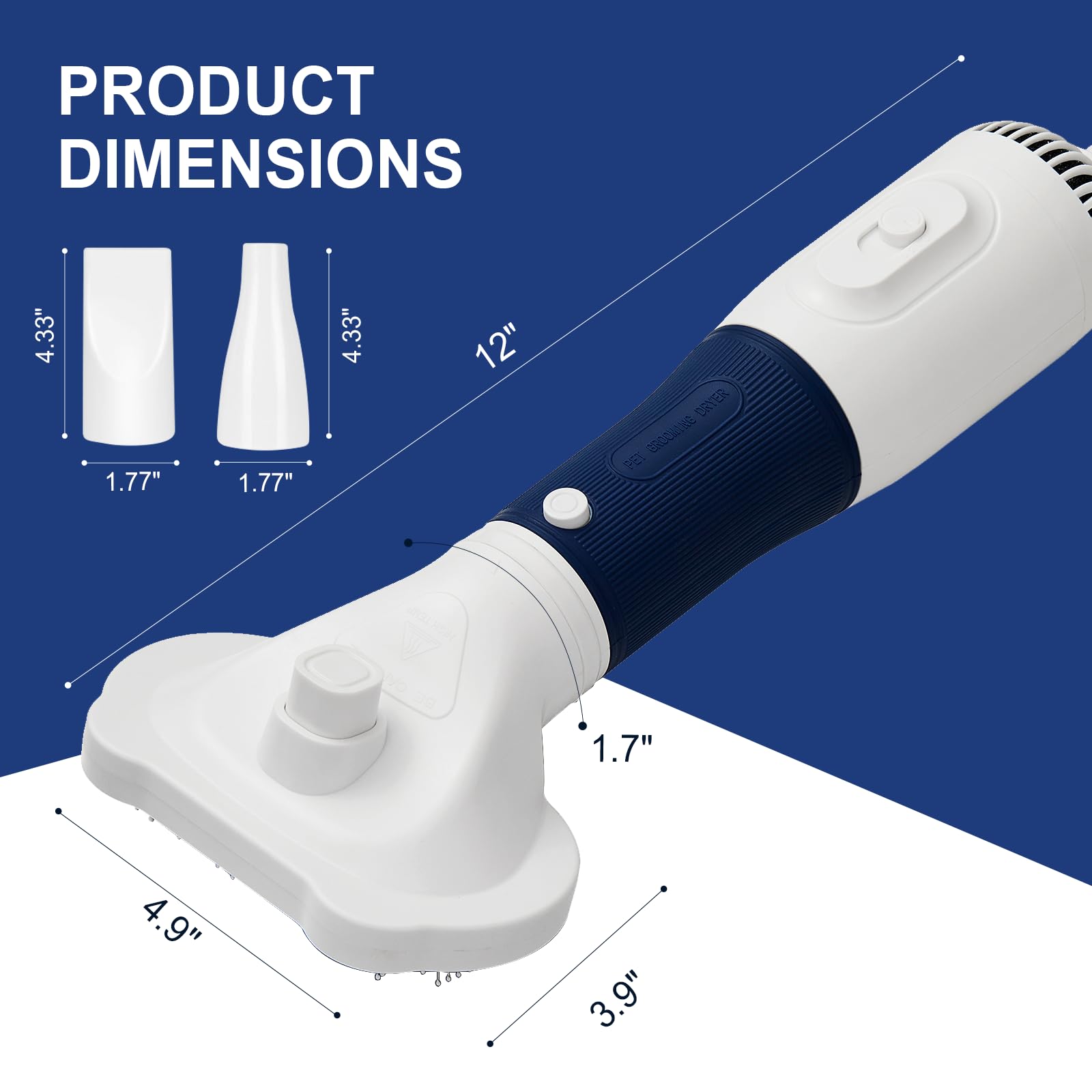 POPET 3-in-1 dryer has a removable filter for easy maintenance.